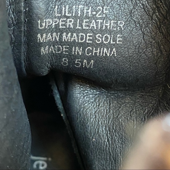 Jeffrey Campbell Lilith Animal Print Combat Lace Up Heeled Boots Size 8.5 Women - Picture 11 of 13